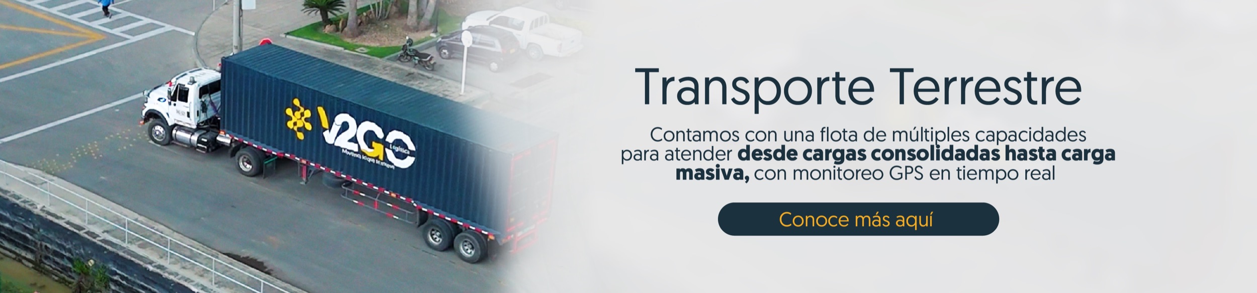 Transporte Terrestre — flota de múltiples capacidades con monitoreo GPS